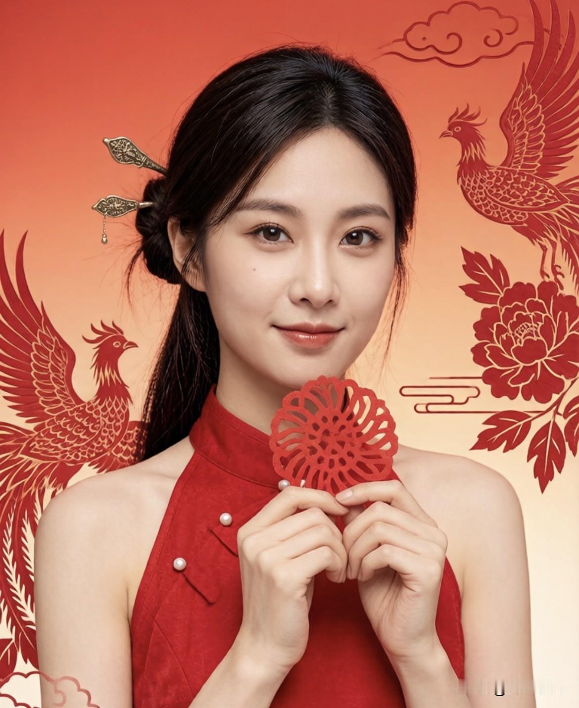 甜美小仙女的穿搭过年了当然要红红火火，甜美小仙女的穿搭给你们看