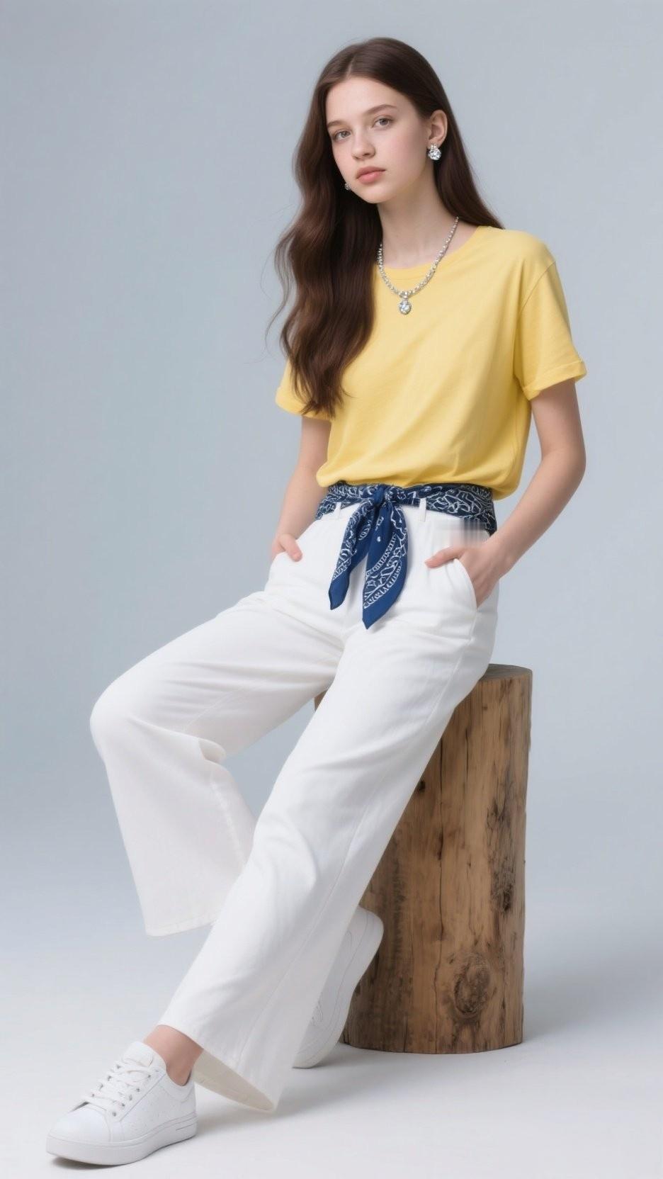 “黄衫映日，白裤拂风”，光是念着这八个字，一幅潇洒快意的画面便在脑海中铺展开来。