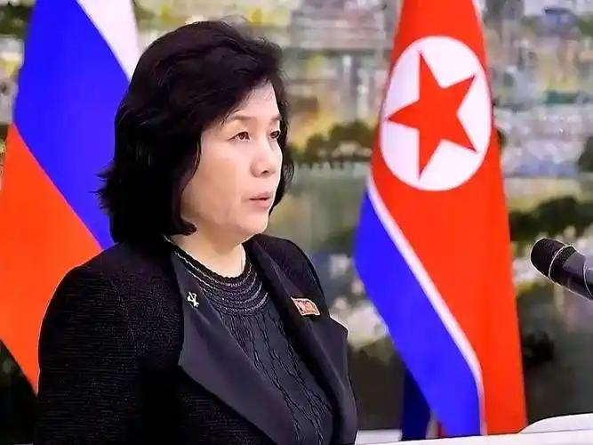 就在刚刚，

朝鲜外长崔善姬发表严正声明，

9月24日，朝鲜外务相崔善姬发表谈