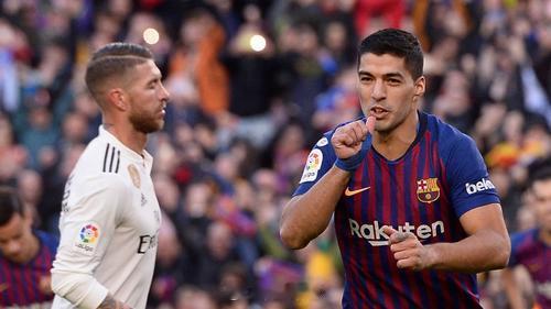 7年前的今日，苏亚雷斯帽子戏法，巴萨5-1大胜皇马皇马vs巴萨 ​​​