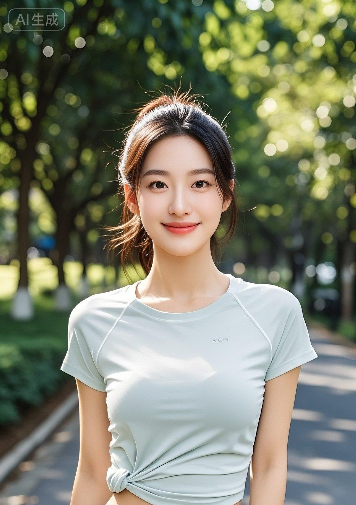 衣角打个轻结，
风就把
恰好自在
系在了她身上！恰好自在