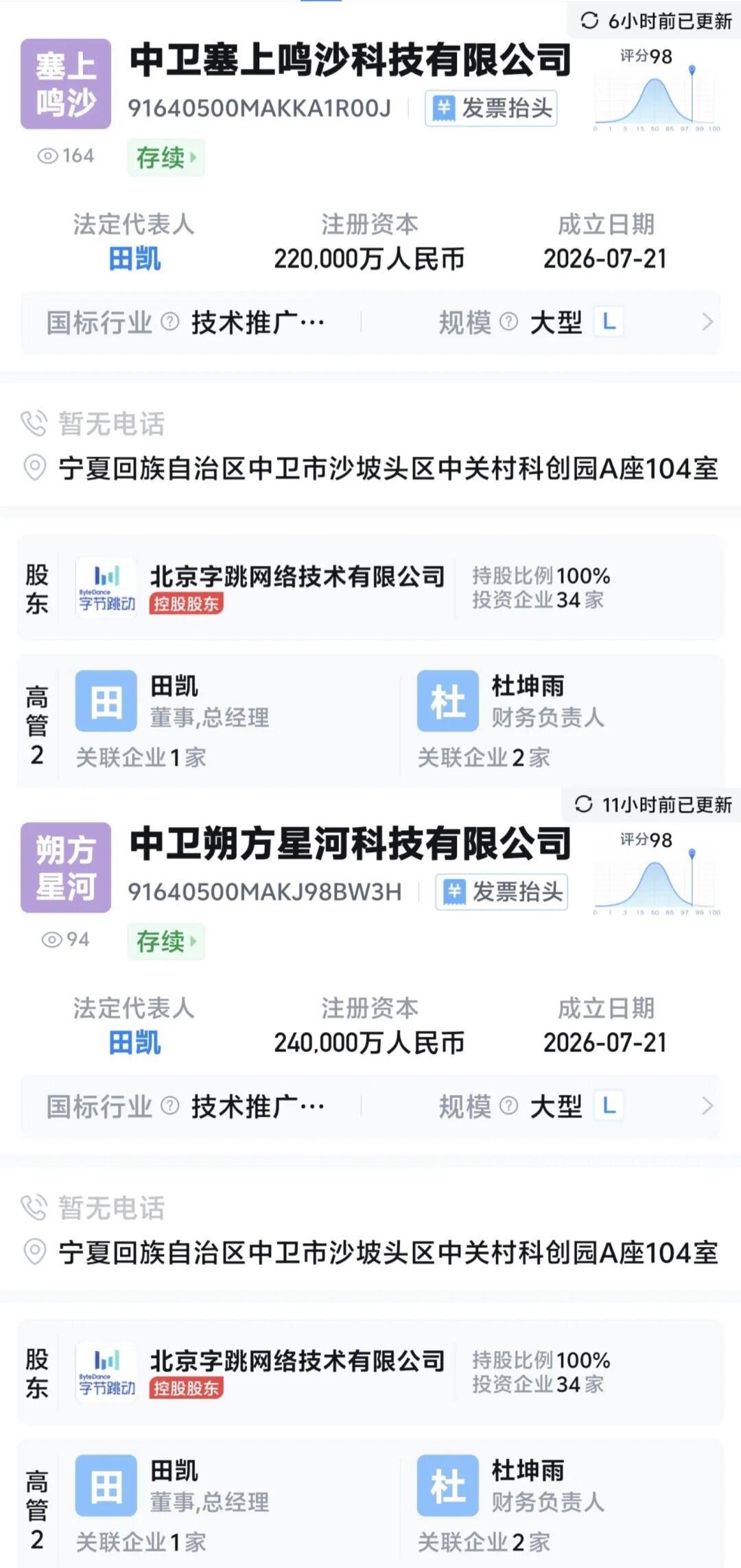 张一鸣砸46亿开公司，准备大干一场