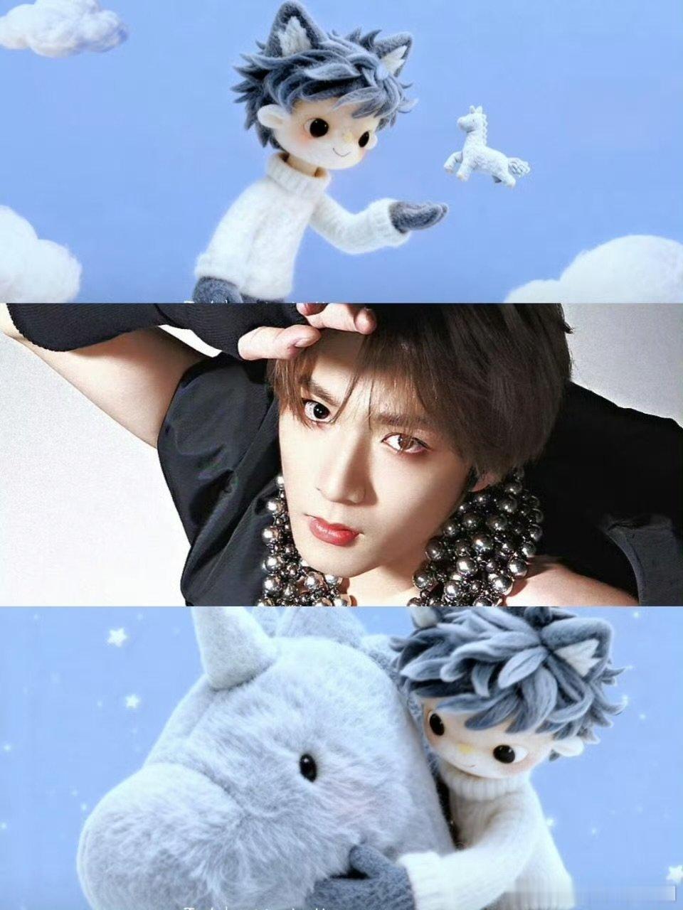 马嘉祺柴犬塑软乎乎的，治愈力直接拉满，和六斤的父子相我先磕为敬（bushi）！ 