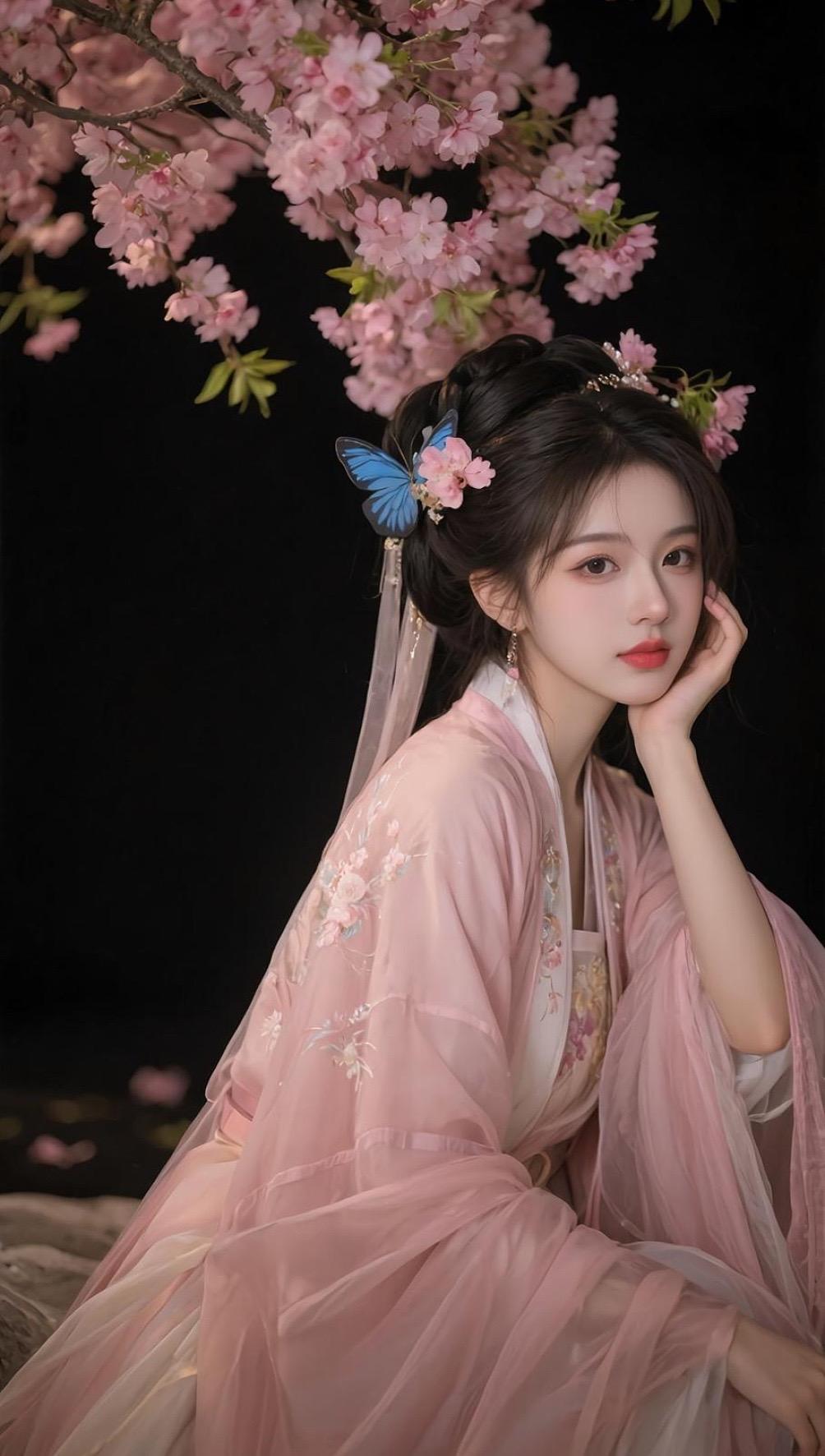 #樱花汉服写真   