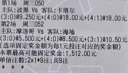 万哥实单：050 世界杯 波黑vs卡塔尔052 世界杯 摩洛哥vs海地 