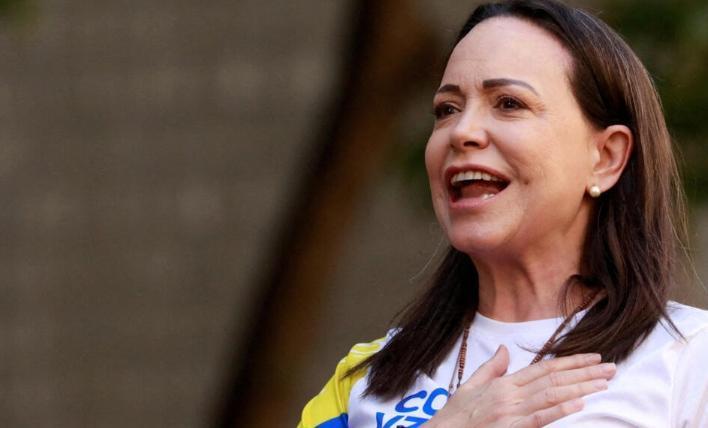 特朗普记仇：委内瑞拉反对派没法当总统，全怪她不知道献出和平奖
 
去年没拿到诺贝