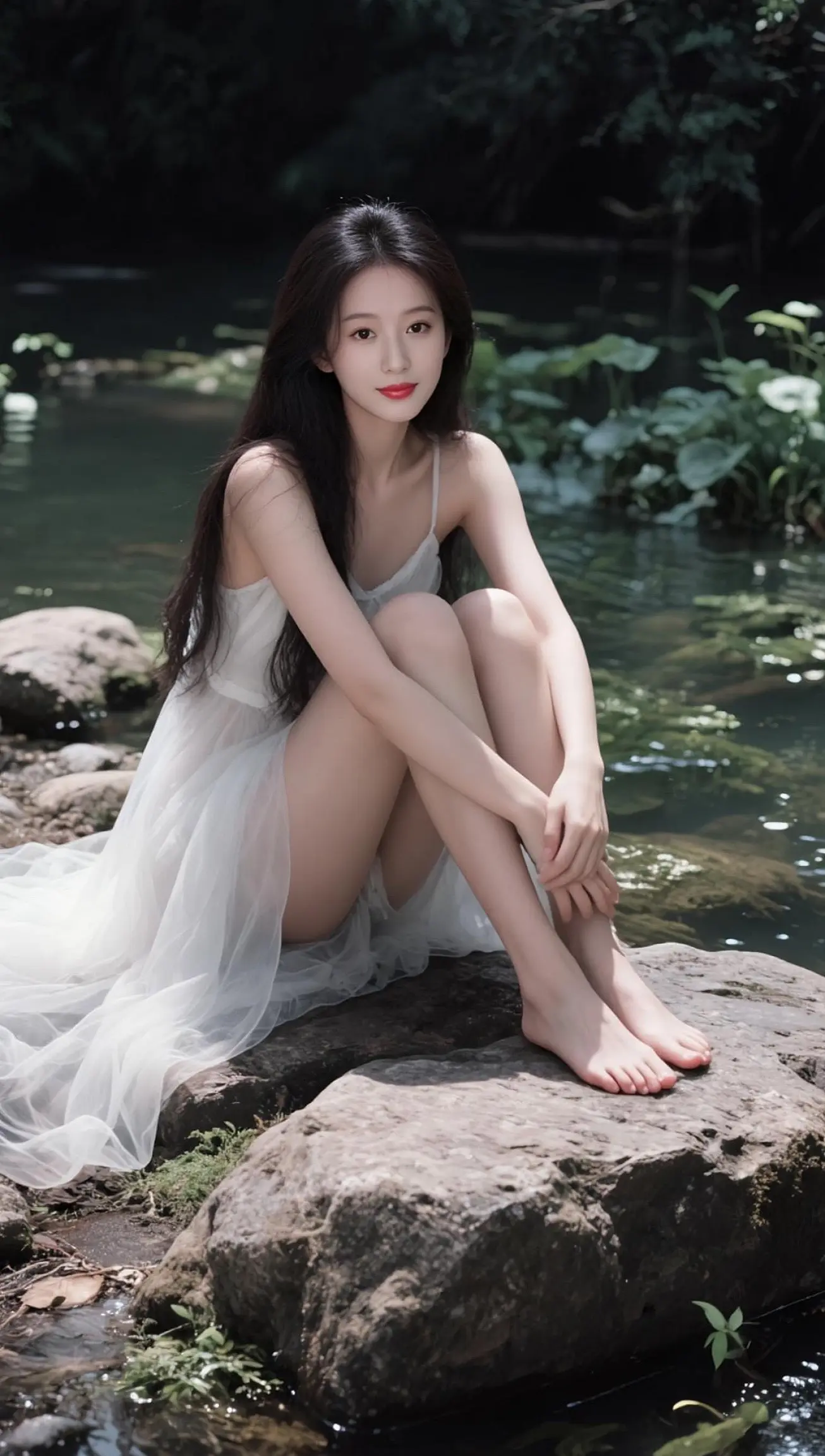 AI湖畔写真 ai创作