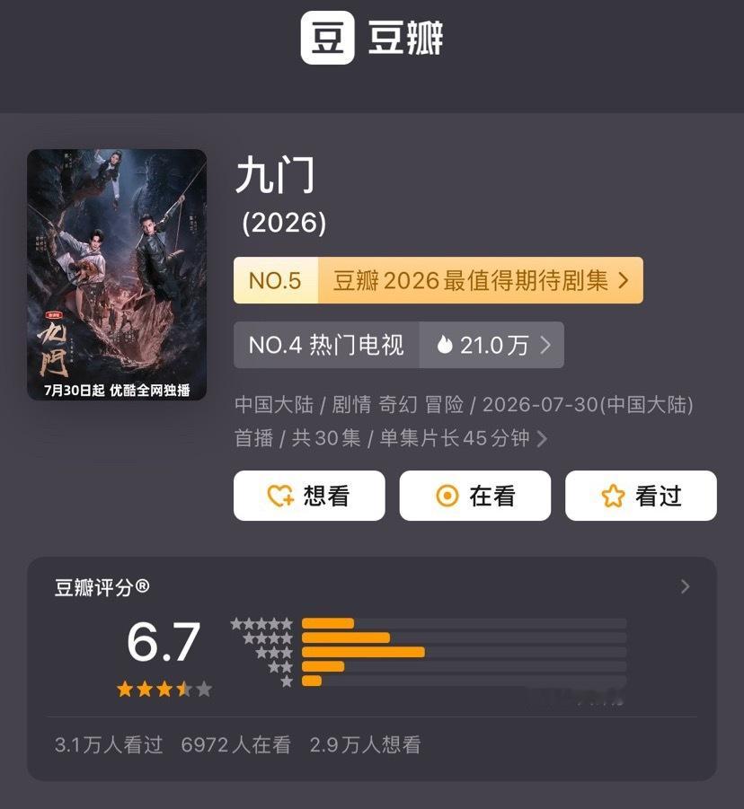 网播和全平台声量数据够好看 这个分数也够用了吧（真正的“够用”）反正三叔ip也从