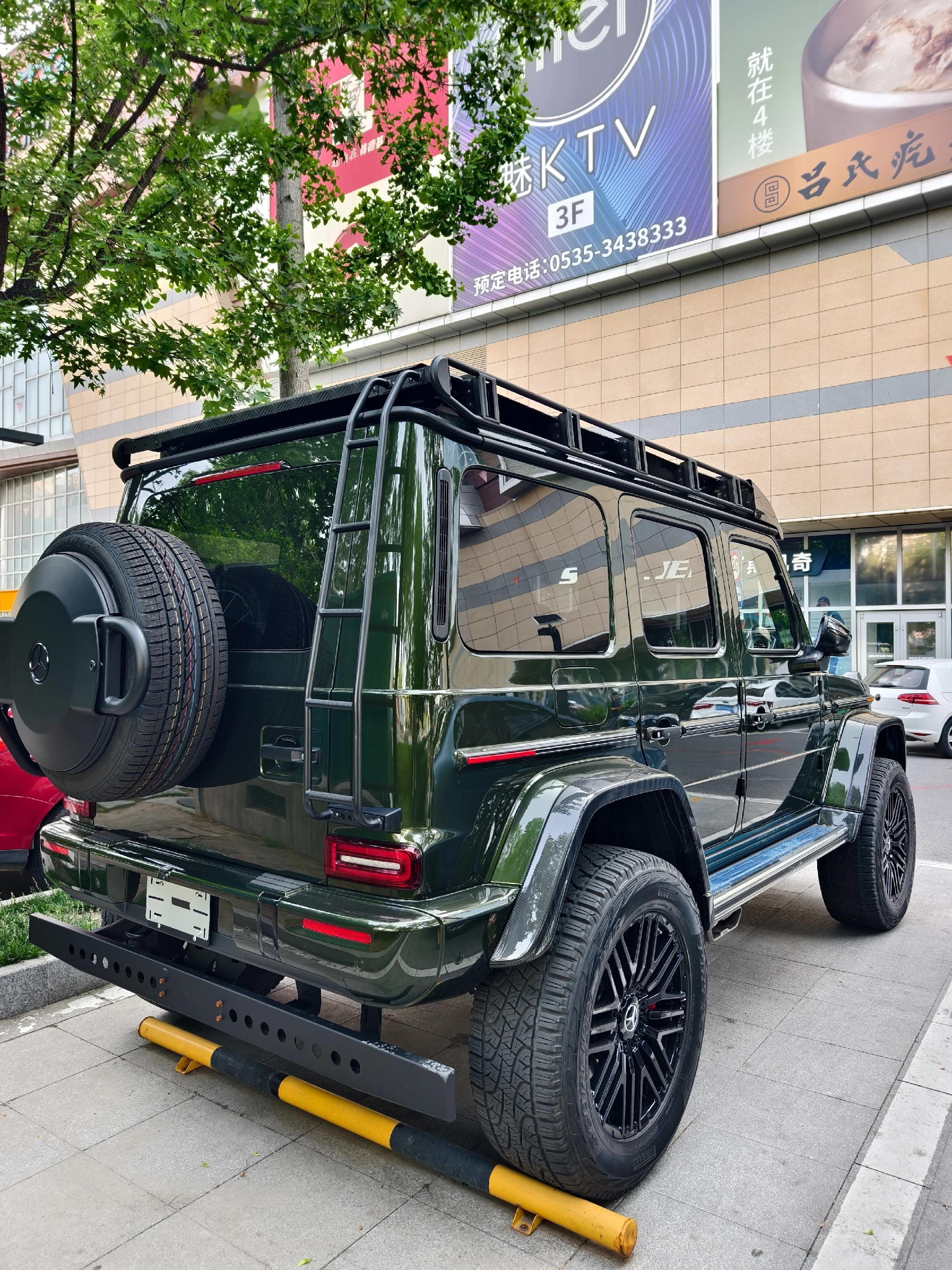 山东首台？新款4x4G500海外升级😨。平行进口还带原厂AK排气真的夸张