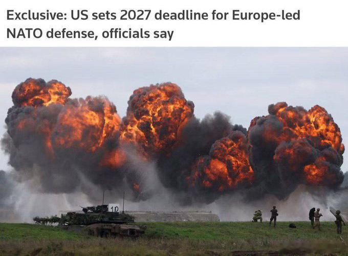 美媒称，美国特朗普总统可能在2027年退出nato，美军也将从欧洲完全撤出。华盛