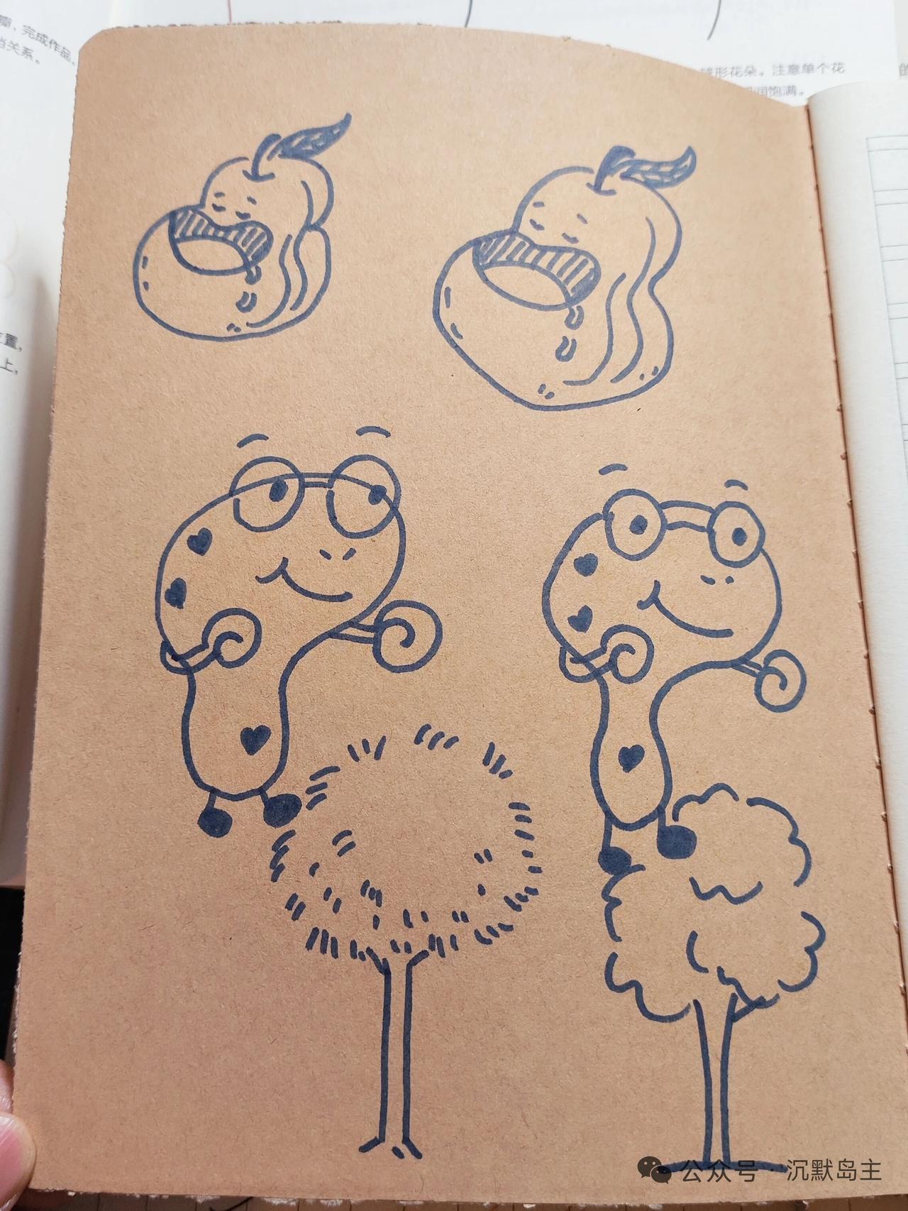 我找到一个练习画画的好方法，不要太正经
我一直想画画，
但又很严肃，
想准备好纸