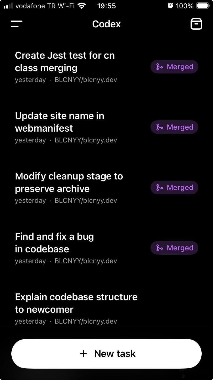 Codex上线iOS版ChatGPT手机也能写代码了有网友发现，OpenAI将C