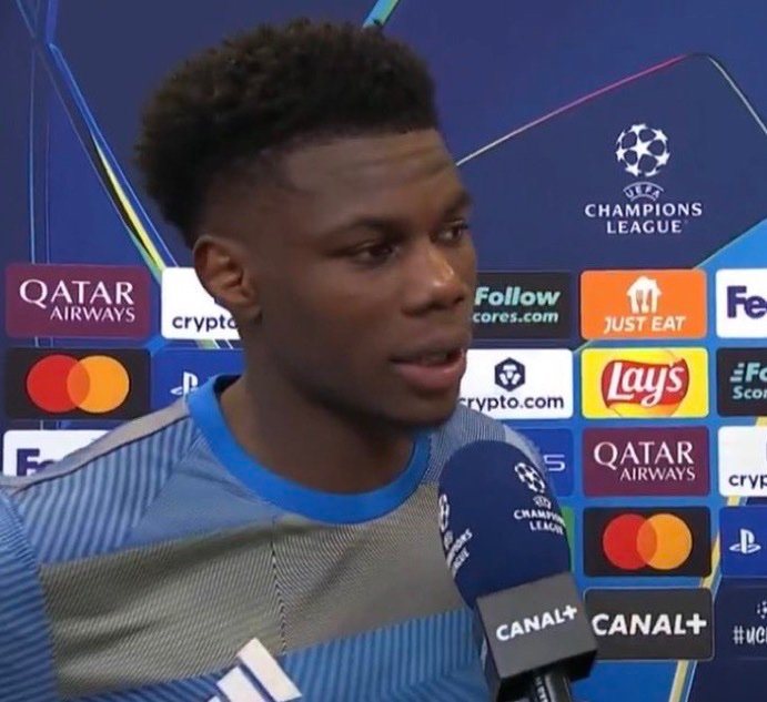 🗣️楚阿梅尼：“吃到黄牌的那次防守，我只是在正常跑动。我不知道发生了什么。裁判