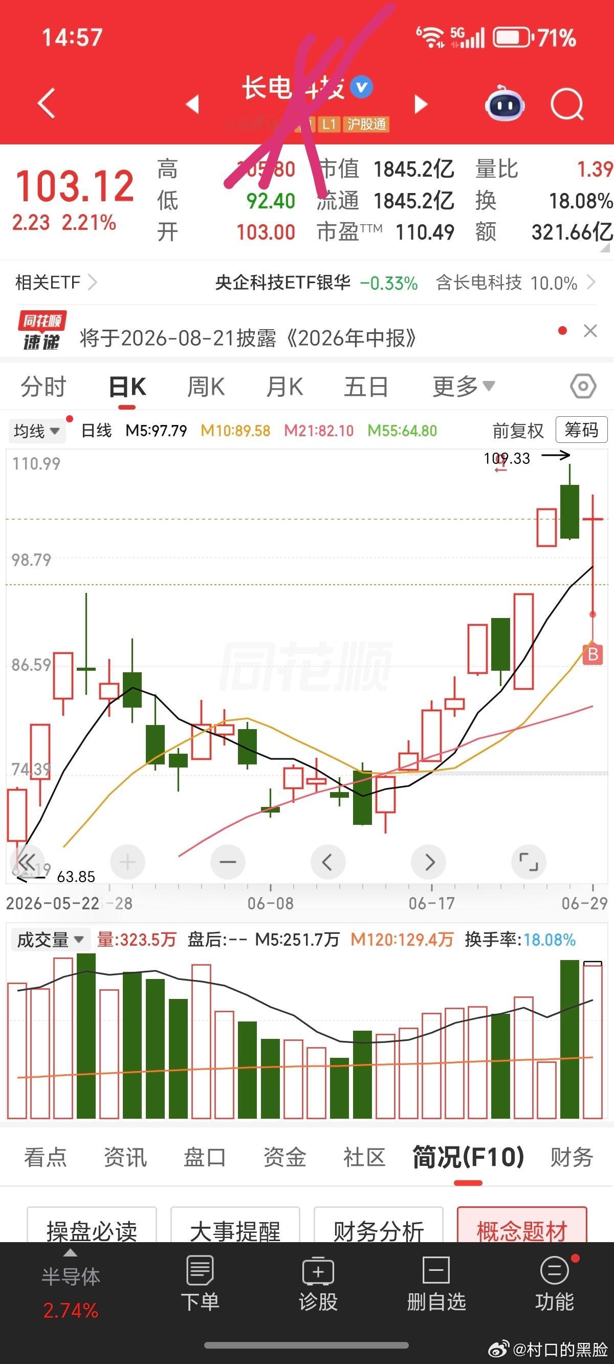 感谢长电，感谢封测；感谢三环，感谢MLCC。 