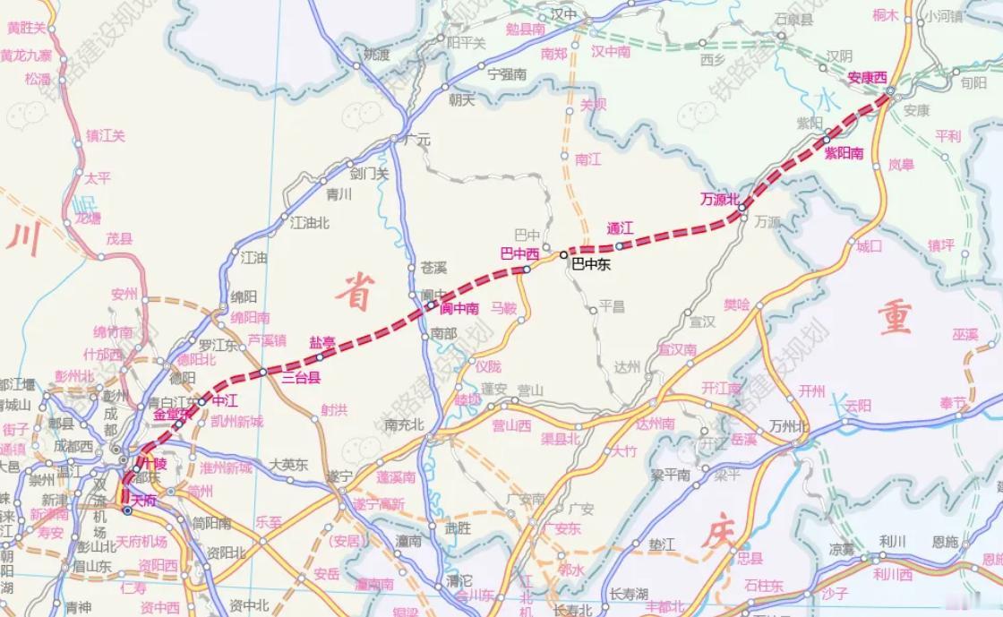 9月30日巴中市发改委公开了政协提案答复，把成巴安铁路和汉巴南汉中至巴中段的最新