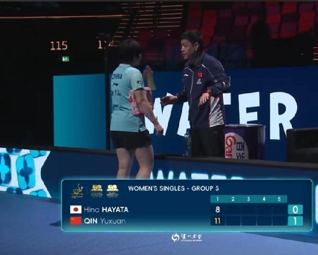 小蘑菇的世界杯首秀
因为考夫曼退赛，小蘑菇小组赛
只打一场比赛，对手是日乒一姐