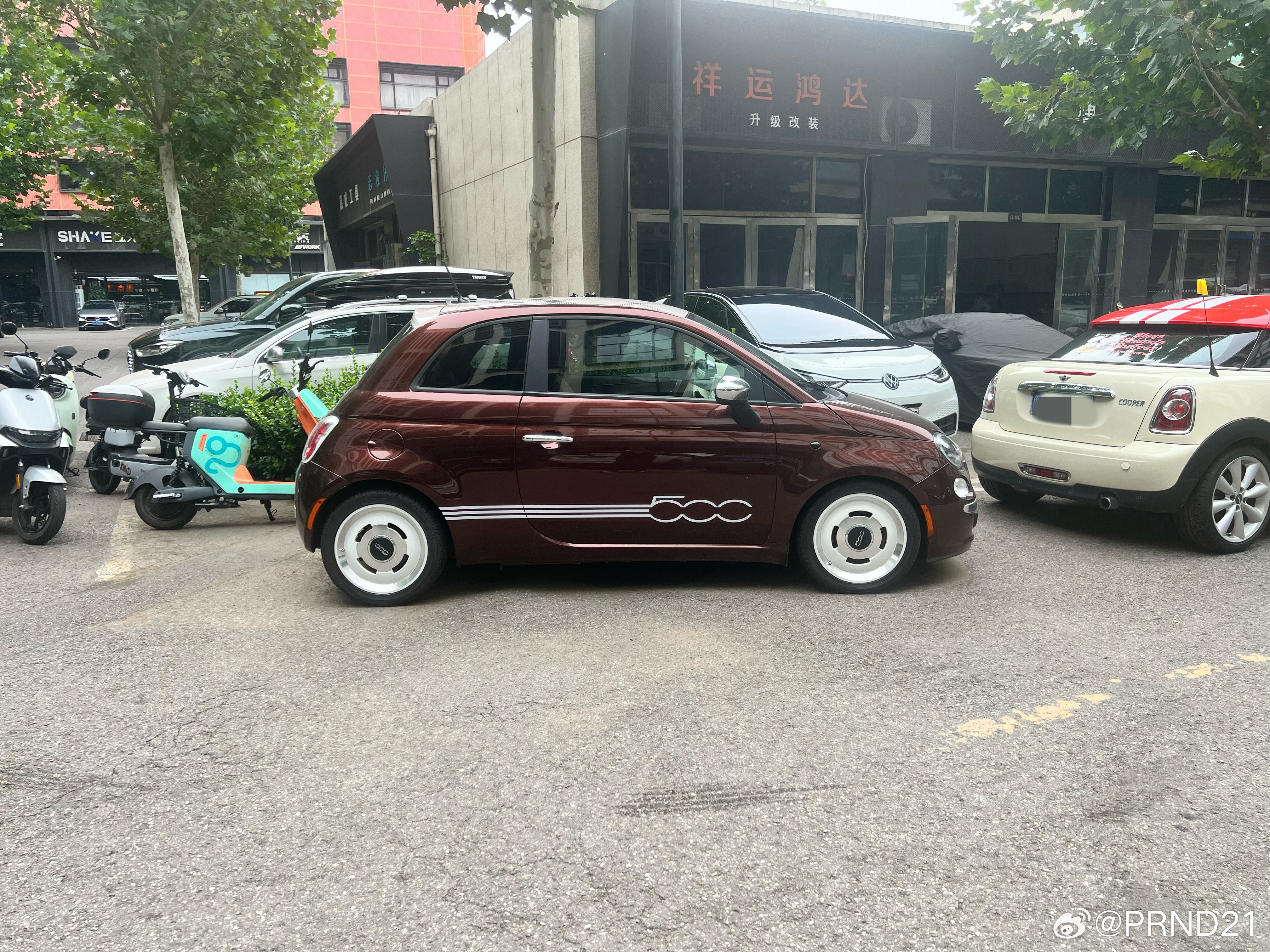 是菲亚特小可爱…… 北京·西国贸会展中心