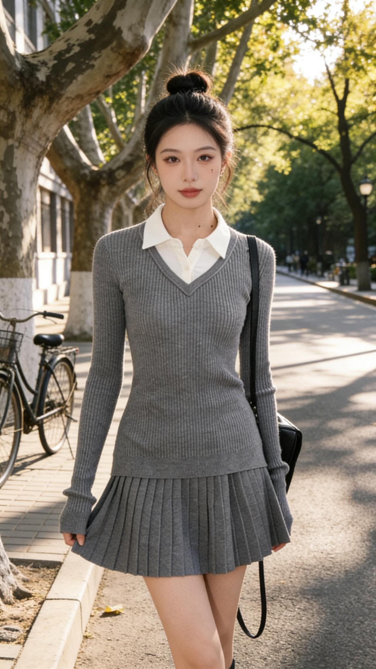 温柔风穿搭 时尚穿搭分享 优雅气质 裙子搭配 我又心动了