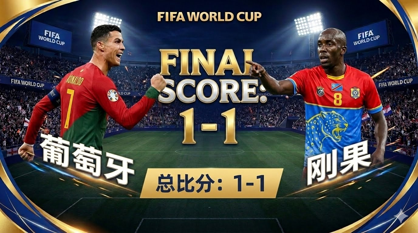 2026世界杯葡萄牙1比1刚果金 🚨 世界杯K组：葡萄牙 1-1 刚果（金）⚡