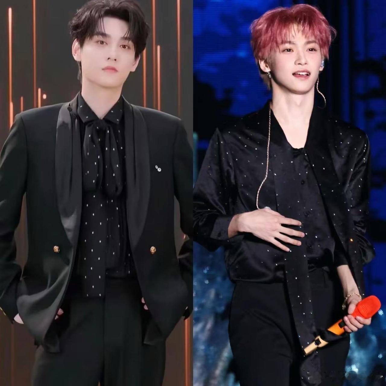 到底是谁穿了谁的衣服啊🤣