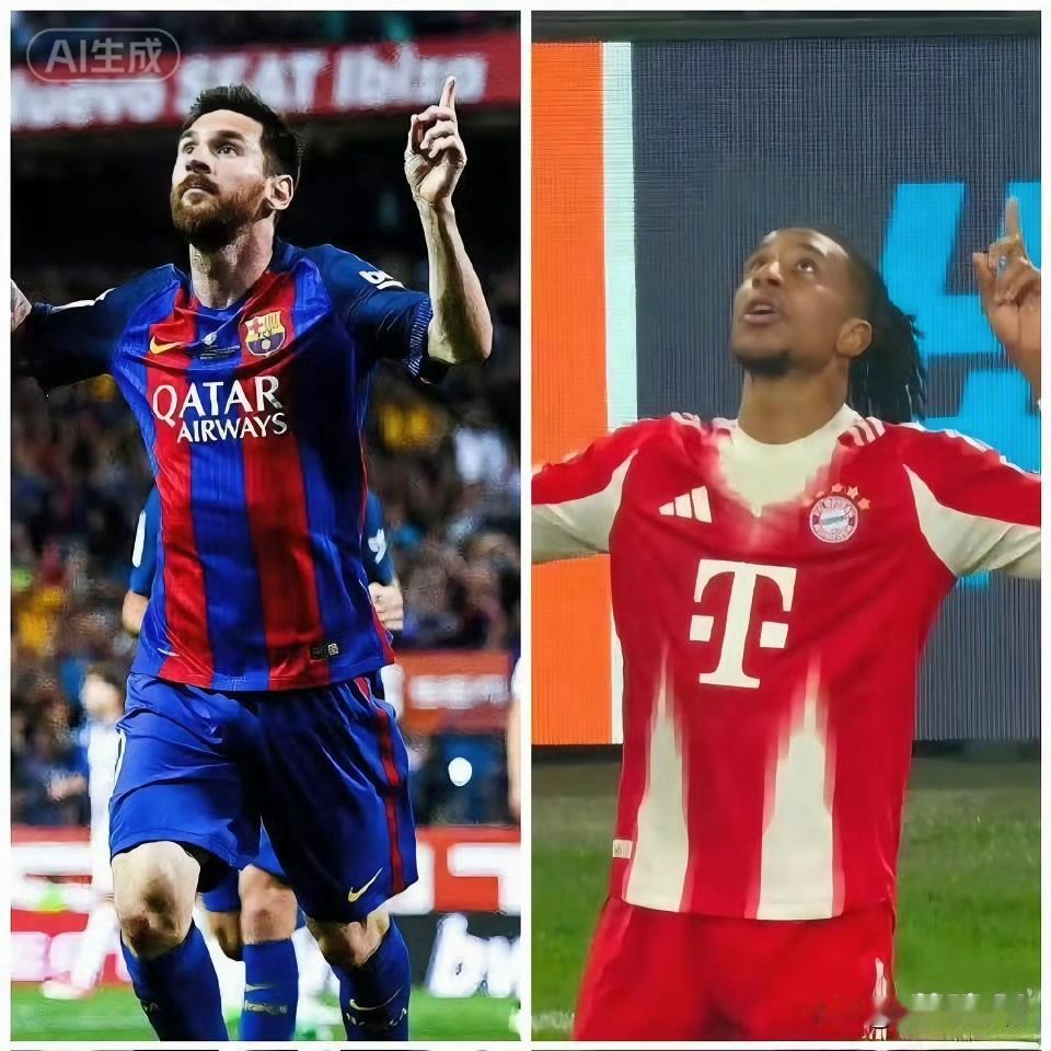 迈克尔·奥利塞的庆祝动作总带着一种独特的温柔——安静跳跃、滑跪、张开双臂。他说，