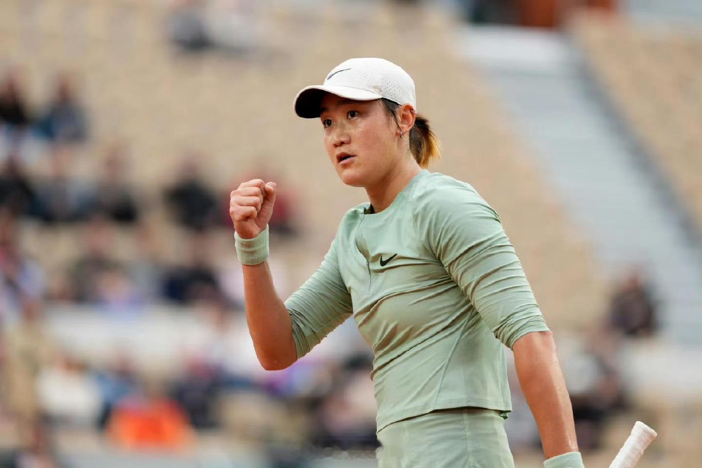 辛辛那提WTA1000第二轮从资格赛突围的王曦雨🇨🇳以3-6/6-2/6-2