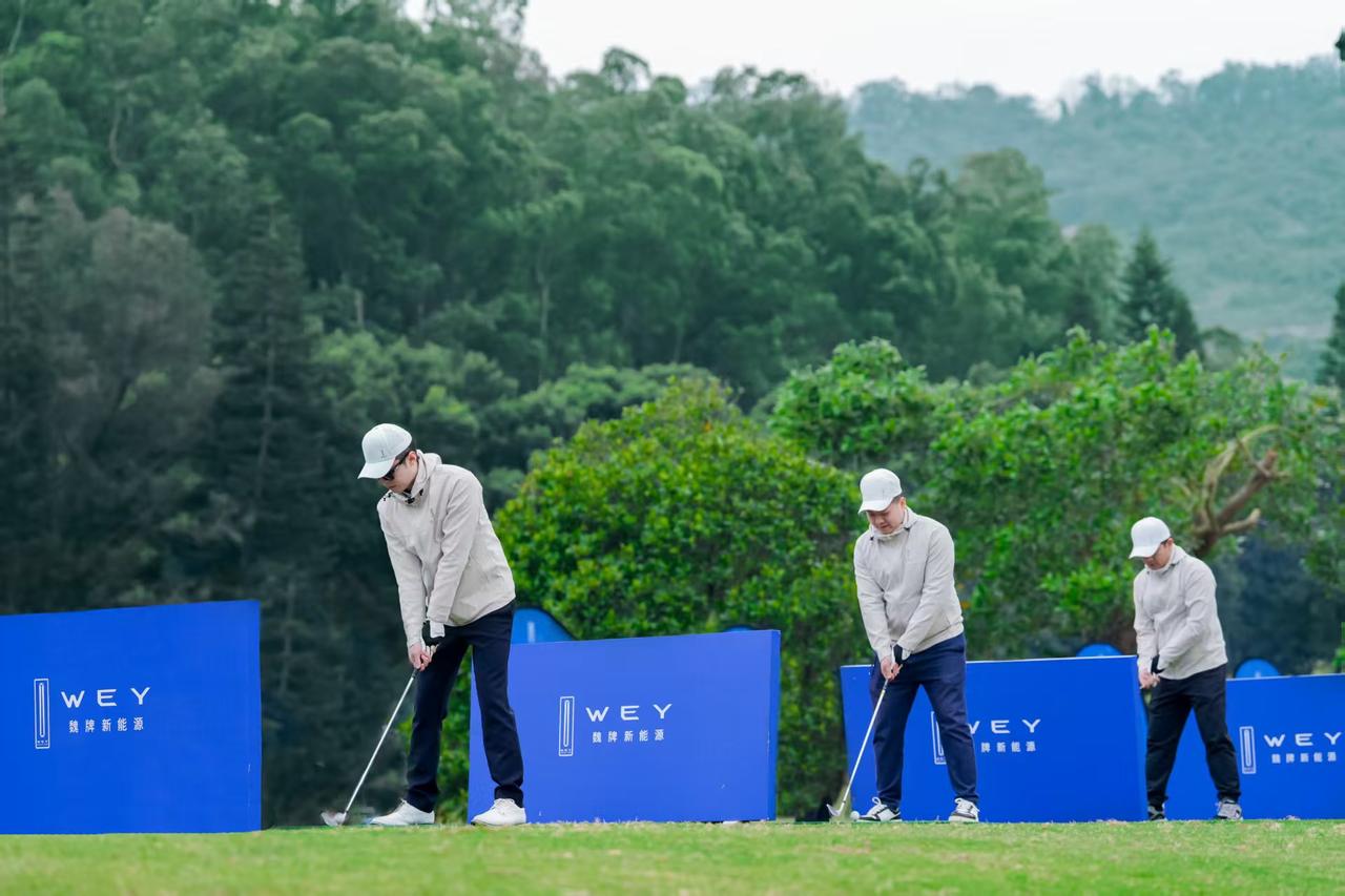 这个周末参加了高山的高尔夫私享会，从进门开始就感受到细致入微的安排。电动门开球仪