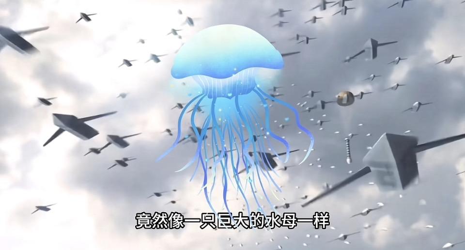 梦幻的水母世界，仿佛置身于云端！🌊🐙