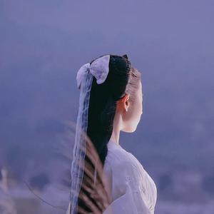 雾中漫步小径的游者