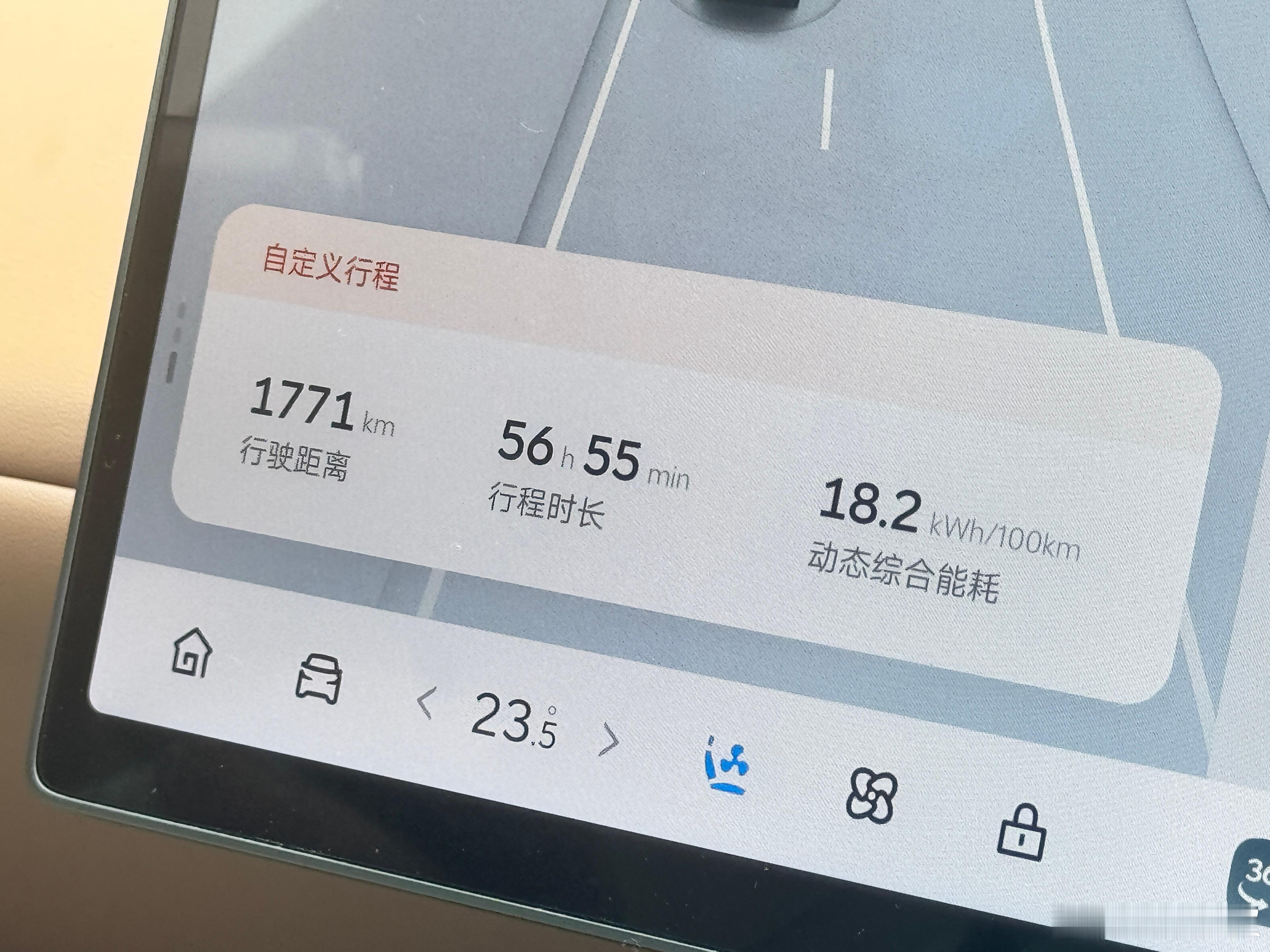 我这几天开的那台乐道L90四驱顶配版，截止目前的全生命周期动态综合能耗。 ​​​
