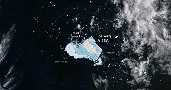 世界最大冰山，正在走向崩解的最后阶段