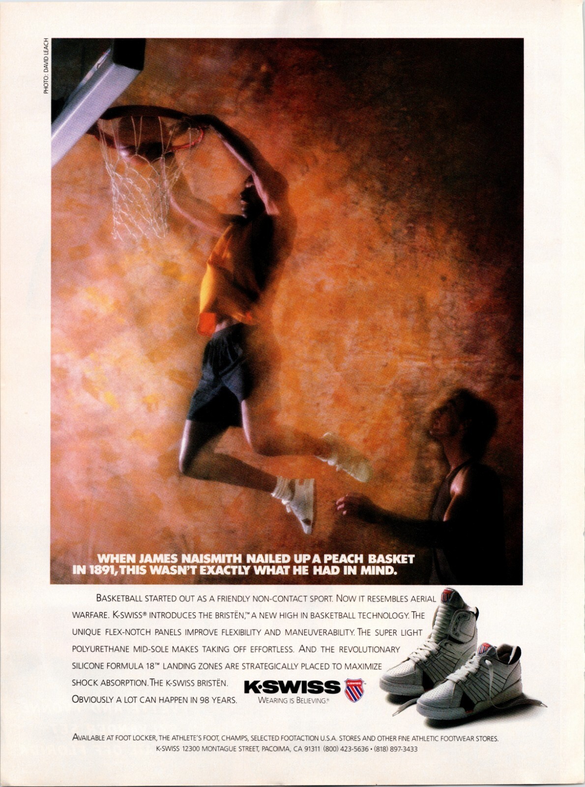 王杰 -  K-Swiss Bristen Hi Basketball shoe