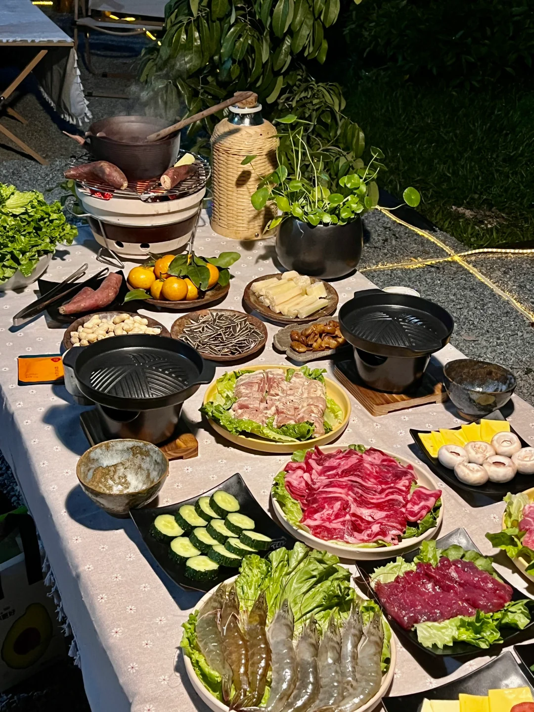 旧村屋改造后湖边煮茶烤肉，东莞你真太超前❗