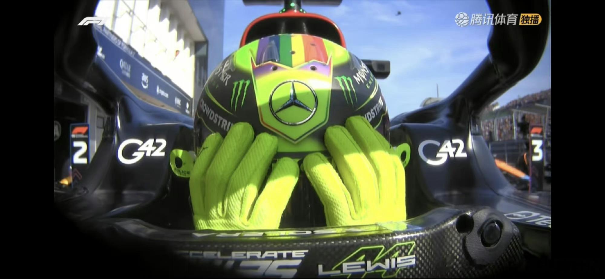 #F1匈牙利大奖赛汉密尔顿杆位# ​​​掩面哭泣吗？还得看汉密尔顿。希望明天能中