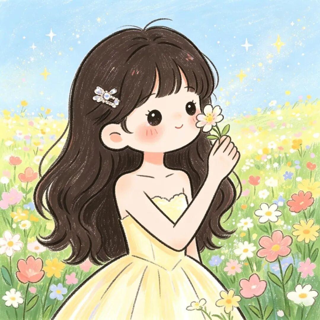 女生头像｜星星落在温柔发梢