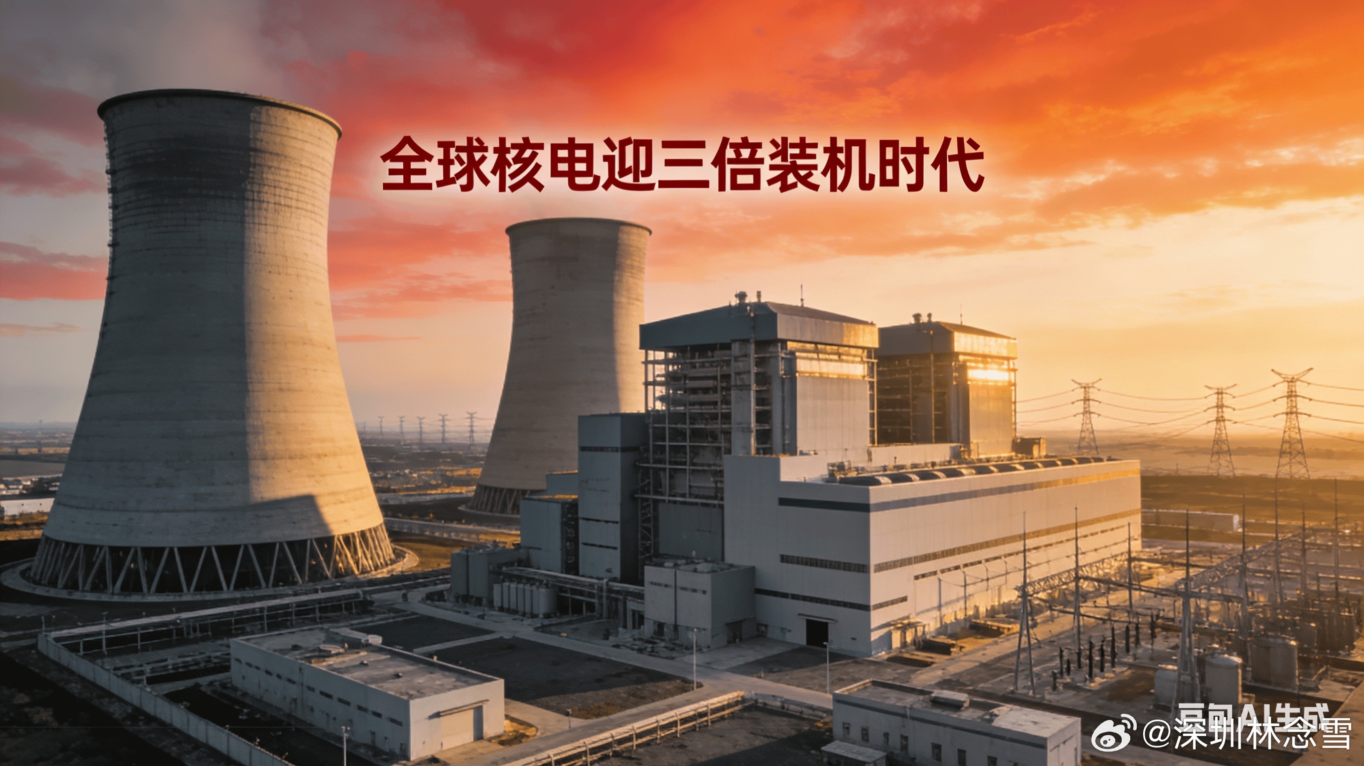 全球核电三倍装机时代开启！炸裂！全球核电三倍装机时代开启，A股七大主线全解析，核