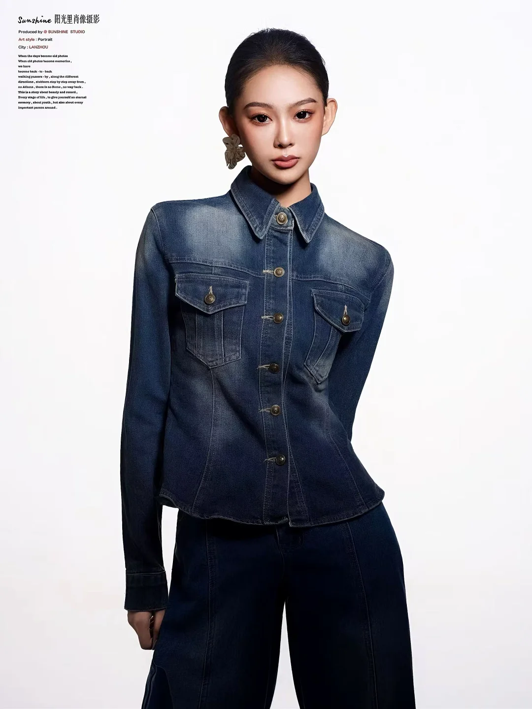 时尚表现力 中模 时尚拍摄 模特