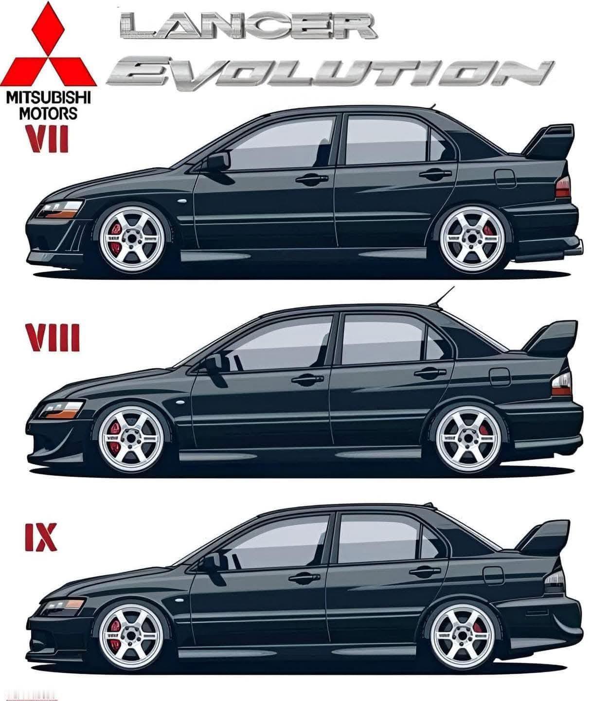 三菱Lancer Evolution VII to IX ♠️♣️♠️♣️♠️【