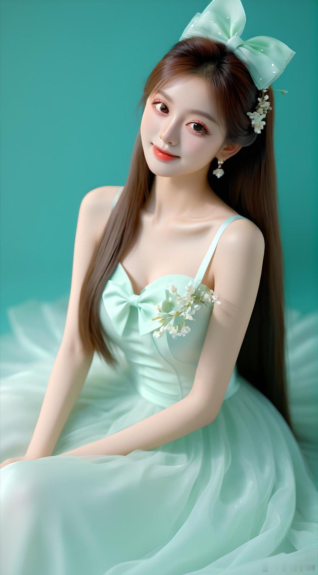 绿色小公主也不赖，只要可爱就行#可爱##绿色##全世界最可爱的安静公主# ​​​
