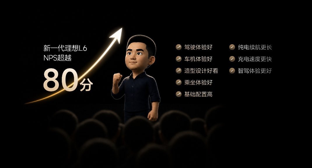 看着新一代理想L6发布会的直播，直接被李想的表态戳中了！新一代理想L6直接把目标