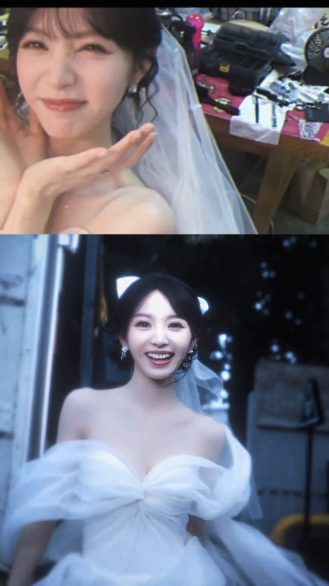 田曦薇你要嫁给我吗 田曦薇穿着婚纱，纯白又灵动，她笑起来这一刻连空气都变得柔软了