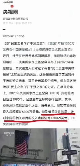 不要只盯着其中一个NGO的1300万美刀，这样的白手套多如牛毛！
 
大家先别被