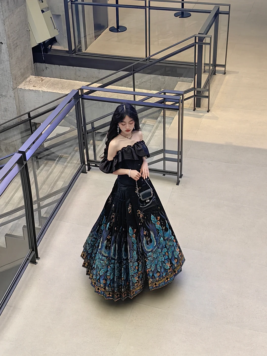 鱼骨上衣搭马面裙是真的很优雅呀！