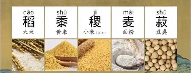 作为一名中国公民您知道“五谷”指的是哪“五谷”吗？
今天终于弄明白了。一般地解释