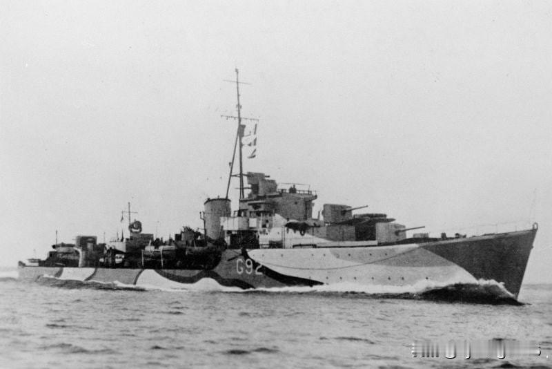 🗓🇦🇺二战时期澳大利亚驱逐舰“快配”号（HMAS Quickmatch）在