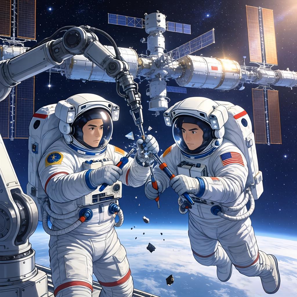 神二十乘组7小时太空“披甲”，这波操作超燃！
北京时间2026年3月X日，当我们