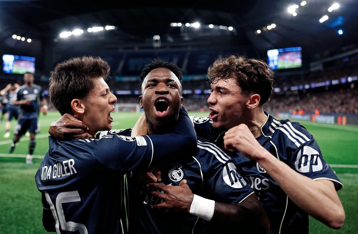 欧冠1/8决赛次回合，皇马客场2-1击败曼城，总比分5-1晋级八强。比赛第20分