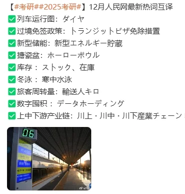 2024年12月人民网日文版中日词汇互译汇总