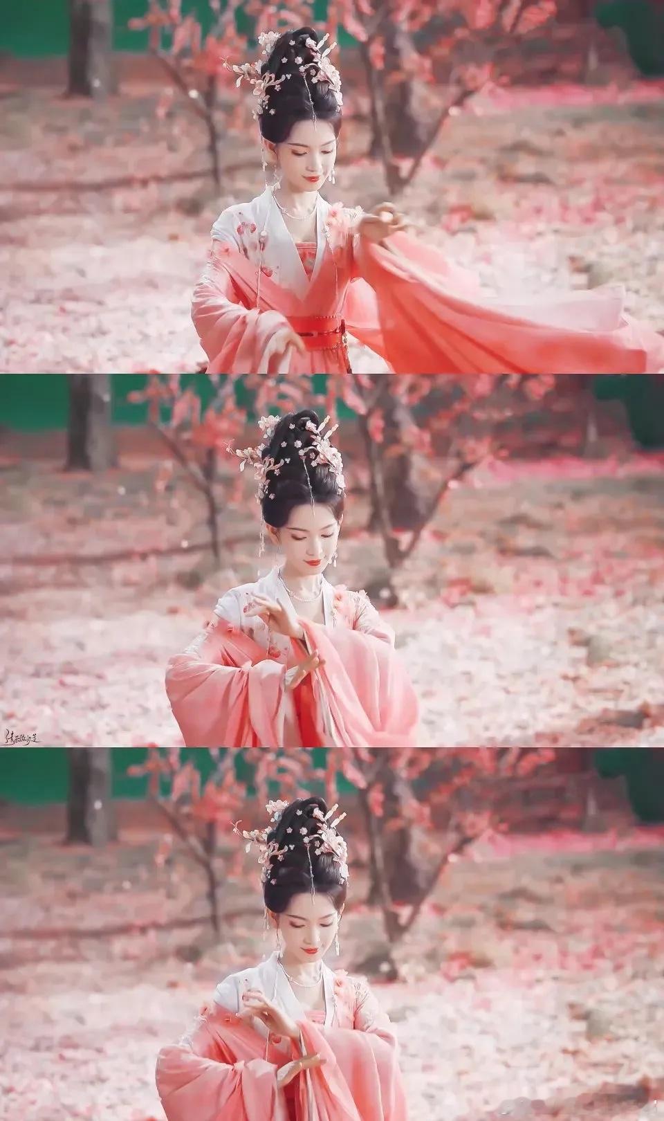 陈瑶 《水龙吟》造型，这套粉的都比男主英气[允悲] ​​​