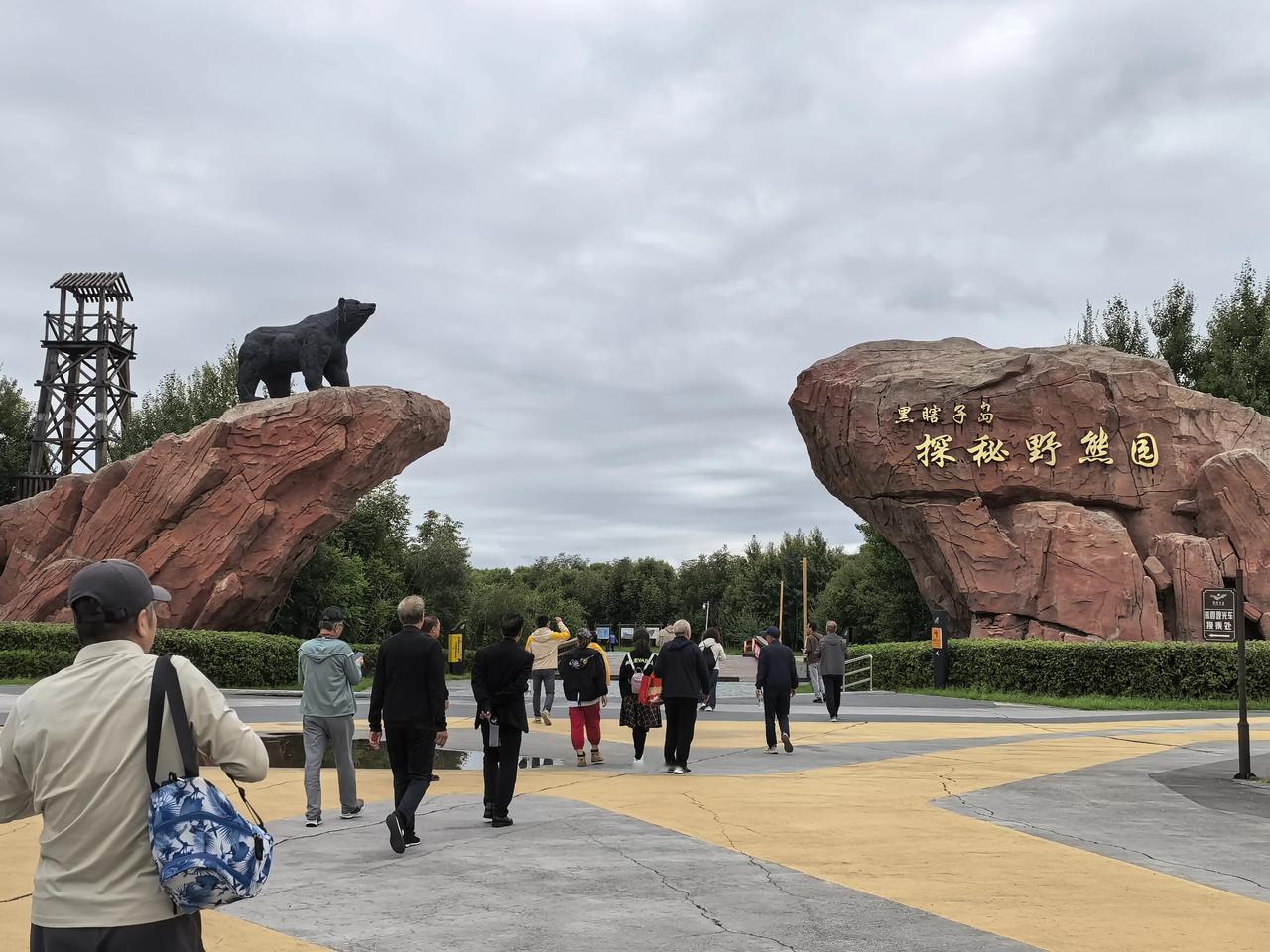 黑瞎子岛上看黑瞎子。
